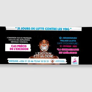 Banderole et bâche personnalisée